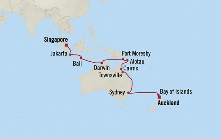 cruises from singapore to new zealand